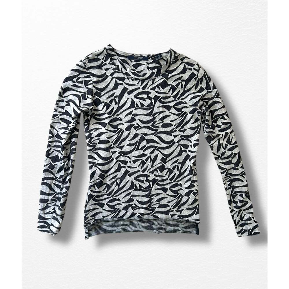 Scotch & Soda Animal Print Sweater, Size S